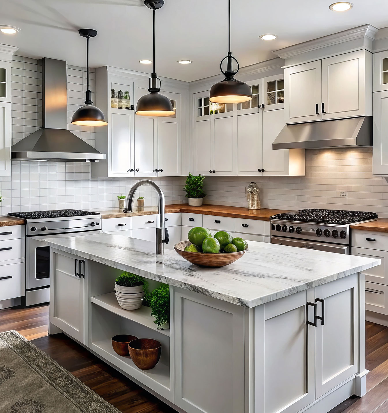 Kitchen renovations after they have been completed